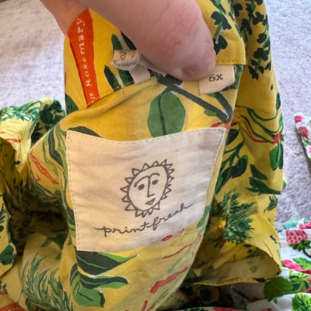 Printfresh Women’s 6x Patterned Yellow Garden Her… - image 5